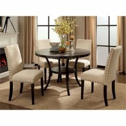 Top 10 🔔 Furniture Of America Boelin Fabric Nailhead Dining Chair In Beige (Set Of 2) 🧨 -Cheap Office Chairs Store 1733729 2 L