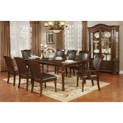 Brand new ❤️ Furniture Of America Simmons Wood Dining Side Chair In Brown Cherry (Set Of 2) 🎉 -Cheap Office Chairs Store 1738517 10 L