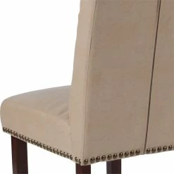 Cheapest 💯 Flash Furniture Hercules Leather Upholstered Parson Dining Side Chair In Beige ⌛ 23 Cheapest 💯 Flash Furniture Hercules Leather Upholstered Parson Dining Side Chair In Beige ⌛ -Cheap Office Chairs Store 1746469 9 L