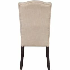 Top 10 🔥 ACME Furniture ACME Gerardo Dining Side Chair In Beige And Weathered Espresso 🤩 -Cheap Office Chairs Store 1767733 4 L