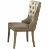 Outlet 💯 ACME Furniture ACME Kacela Faux Leather Dining Side Chair In Champagne 🎉 -Cheap Office Chairs Store 1767752 L