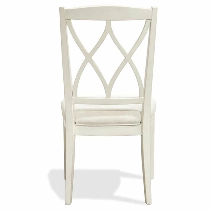 Buy 🥰 Riverside Furniture Myra XX-Back Upholstered Wood Dining Side Chair In White Set Of 2 🧨 9 Buy 🥰 Riverside Furniture Myra XX-Back Upholstered Wood Dining Side Chair In White Set Of 2 🧨 - Image 7