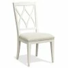 Buy 🥰 Riverside Furniture Myra XX-Back Upholstered Wood Dining Side Chair In White Set Of 2 🧨 -Cheap Office Chairs Store 1788818 L