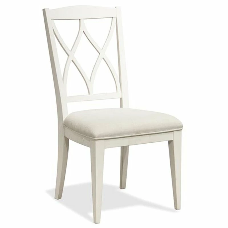 Buy 🥰 Riverside Furniture Myra XX-Back Upholstered Wood Dining Side Chair In White Set Of 2 🧨 3 Buy 🥰 Riverside Furniture Myra XX-Back Upholstered Wood Dining Side Chair In White Set Of 2 🧨