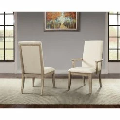 Top 10 ⌛ Riverside Furniture Sophie Upholstered Dining Arm Chair ⭐ -Cheap Office Chairs Store 1788849 7 L