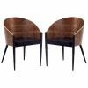 New 🔔 Hawthorne Collections Dining Chair In Walnut (Set Of 2) 💯 -Cheap Office Chairs Store 1800016 L