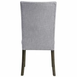 Promo 🎉 ACME Furniture ACME Merel Tufted Parson Dining Side Chair In Gray (Set Of 2) 🔥 -Cheap Office Chairs Store 1809079 3 L