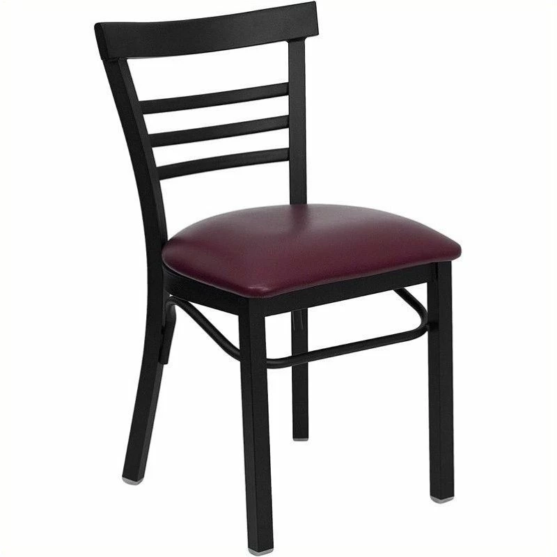 Best Pirce ๐ Bowery Hill Black Ladder Back Dining Chair In Burgundy ๐ฅ 3 Best Pirce ๐ Bowery Hill Black Ladder Back Dining Chair In Burgundy ๐ฅ