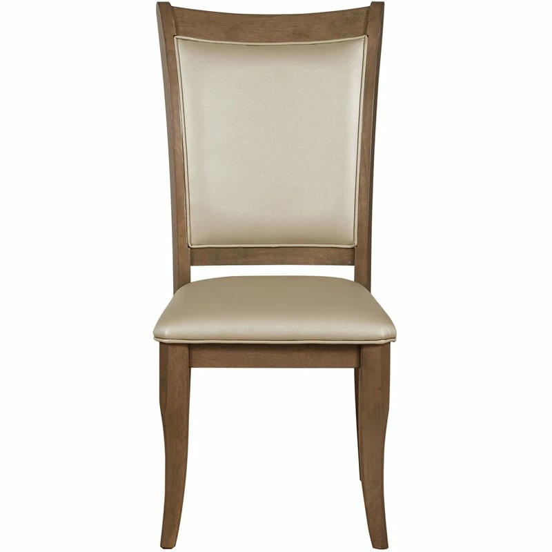 Wholesale ๐ ACME Furniture ACME Harald Faux Leather Dining Side Chair In Beige (Set Of 2) โ 5 Wholesale ๐ ACME Furniture ACME Harald Faux Leather Dining Side Chair In Beige (Set Of 2) โ - Image 3