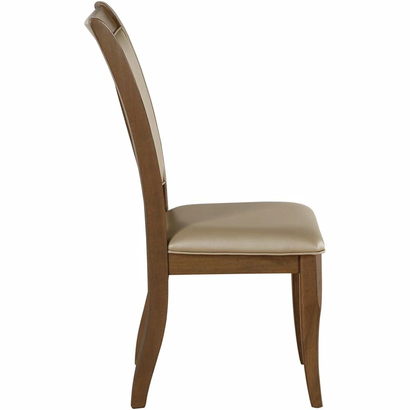 Wholesale ๐ ACME Furniture ACME Harald Faux Leather Dining Side Chair In Beige (Set Of 2) โ 6 Wholesale ๐ ACME Furniture ACME Harald Faux Leather Dining Side Chair In Beige (Set Of 2) โ - Image 4