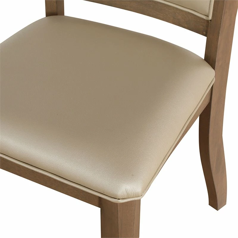 Wholesale ๐ ACME Furniture ACME Harald Faux Leather Dining Side Chair In Beige (Set Of 2) โ 8 Wholesale ๐ ACME Furniture ACME Harald Faux Leather Dining Side Chair In Beige (Set Of 2) โ - Image 6