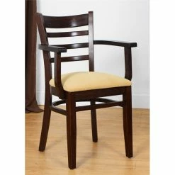 Cheap ๐คฉ Beechwood Mountain Ladderback Arm Chair In Walnut โค๏ธ