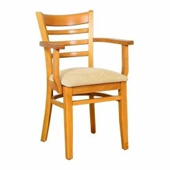Buy 🎉 Beechwood Mountain Ladderback Arm Chair In Cherry 👍