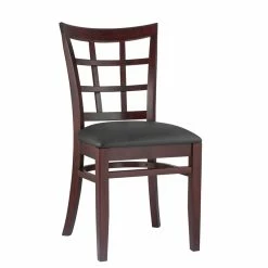 Buy 😀 Beechwood Mountain Lattice Side Chair In Dark Mahogany (Set Of 2) 👍 -Cheap Office Chairs Store 1835436 1 L