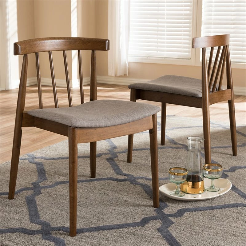 Deals π― Baxton Studio Wyatt Dining Side Chair In Beige And Brown (Set Of 2) π 4 Deals π― Baxton Studio Wyatt Dining Side Chair In Beige And Brown (Set Of 2) π - Image 2
