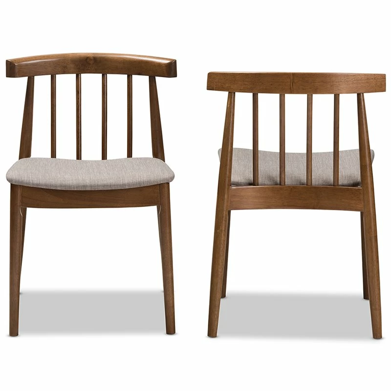 Deals π― Baxton Studio Wyatt Dining Side Chair In Beige And Brown (Set Of 2) π 6 Deals π― Baxton Studio Wyatt Dining Side Chair In Beige And Brown (Set Of 2) π - Image 4