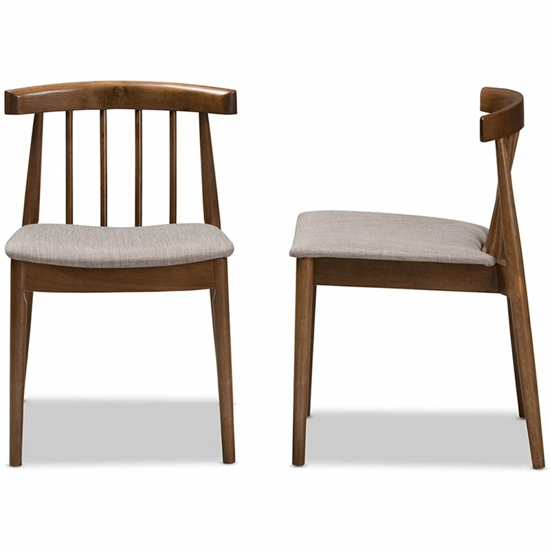 Deals π― Baxton Studio Wyatt Dining Side Chair In Beige And Brown (Set Of 2) π 7 Deals π― Baxton Studio Wyatt Dining Side Chair In Beige And Brown (Set Of 2) π - Image 5