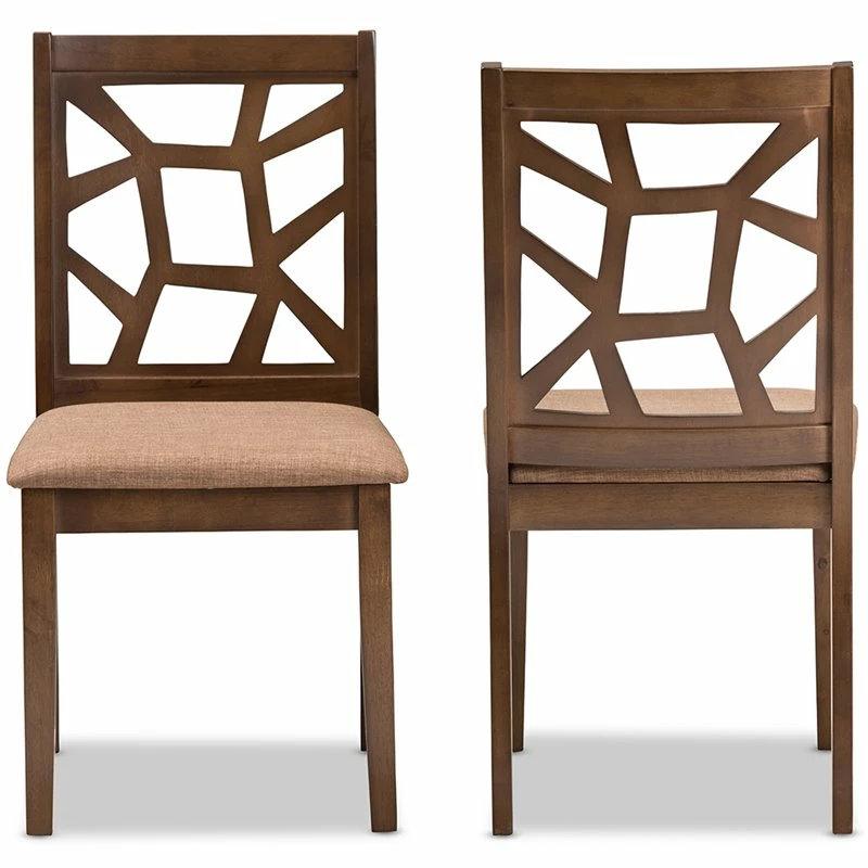 Cheapest 😀 Baxton Studio Abilene Dining Side Chair In Light Brown (Set Of 2) 🔥 5 Cheapest 😀 Baxton Studio Abilene Dining Side Chair In Light Brown (Set Of 2) 🔥 - Image 3
