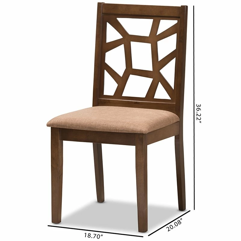 Cheapest 😀 Baxton Studio Abilene Dining Side Chair In Light Brown (Set Of 2) 🔥 9 Cheapest 😀 Baxton Studio Abilene Dining Side Chair In Light Brown (Set Of 2) 🔥 - Image 7