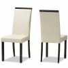 New 😍 Baxton Studio Daveney Faux Leather Dining Side Chair (Set Of 2) 🛒 -Cheap Office Chairs Store 1862248 L
