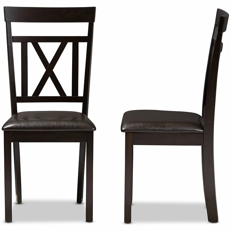 Top 10 🤩 Baxton Studio Rosie Dining Side Chair In Brown (Set Of 2) ✨ 6 Top 10 🤩 Baxton Studio Rosie Dining Side Chair In Brown (Set Of 2) ✨ - Image 4