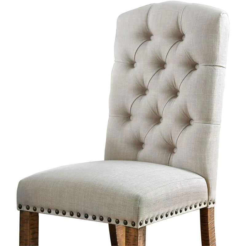 Best deal ๐ Furniture Of America Liston Fabric Tufted Dining Chair In Ivory (Set Of 2) ๐ 8 Best deal ๐ Furniture Of America Liston Fabric Tufted Dining Chair In Ivory (Set Of 2) ๐ - Image 6