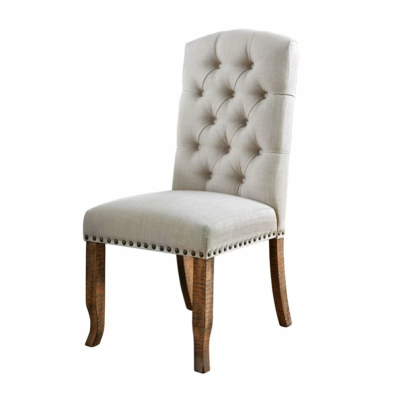 Best deal ๐ Furniture Of America Liston Fabric Tufted Dining Chair In Ivory (Set Of 2) ๐ 3 Best deal ๐ Furniture Of America Liston Fabric Tufted Dining Chair In Ivory (Set Of 2) ๐