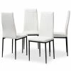 Outlet โจ Baxton Studio Matiese Faux Leather Dining Chair In White (Set Of 4) ๐ 2 Outlet โจ Baxton Studio Matiese Faux Leather Dining Chair In White (Set Of 4) ๐ -Cheap Office Chairs Store 1865048 L