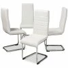 Coupon 👍 Baxton Studio Marlys Faux Leather Dining Chair In White (Set Of 4) ❤️ -Cheap Office Chairs Store 1865060 L