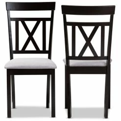 Cheapest 🤩 Baxton Studio Rosie Dining Side Chair In Grey And Brown (Set Of 2) ⌛ 11 Cheapest 🤩 Baxton Studio Rosie Dining Side Chair In Grey And Brown (Set Of 2) ⌛ -Cheap Office Chairs Store 1865096 2 L