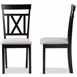 Cheapest 🤩 Baxton Studio Rosie Dining Side Chair In Grey And Brown (Set Of 2) ⌛ 12 Cheapest 🤩 Baxton Studio Rosie Dining Side Chair In Grey And Brown (Set Of 2) ⌛ -Cheap Office Chairs Store 1865096 3 L