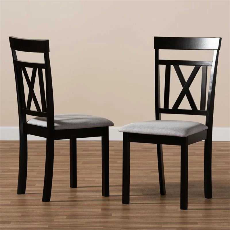 Cheapest 🤩 Baxton Studio Rosie Dining Side Chair In Grey And Brown (Set Of 2) ⌛ 7 Cheapest 🤩 Baxton Studio Rosie Dining Side Chair In Grey And Brown (Set Of 2) ⌛ - Image 5