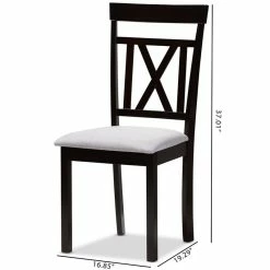 Cheapest 🤩 Baxton Studio Rosie Dining Side Chair In Grey And Brown (Set Of 2) ⌛ 15 Cheapest 🤩 Baxton Studio Rosie Dining Side Chair In Grey And Brown (Set Of 2) ⌛ -Cheap Office Chairs Store 1865096 6 L