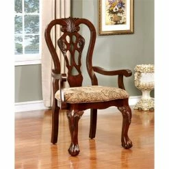Budget ⌛ Bowery Hill Dining Arm Chair In Cherry (Set Of 2) ⌛ -Cheap Office Chairs Store 1865351 1 L