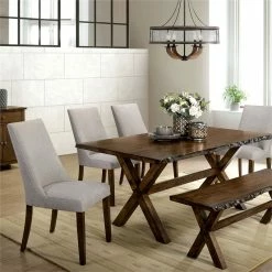 Budget 😉 Furniture Of America Terra Fabric Upholstered Side Chair In Walnut (Set Of 2) ⌛ 10 Budget 😉 Furniture Of America Terra Fabric Upholstered Side Chair In Walnut (Set Of 2) ⌛ -Cheap Office Chairs Store 1866853 2 L