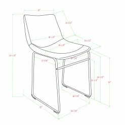 Top 10 ๐ Walker Edison 18" Faux Leather Dining Chair In Whiskey Brown (Set Of 2) ๐งจ 13 Top 10 ๐ Walker Edison 18" Faux Leather Dining Chair In Whiskey Brown (Set Of 2) ๐งจ -Cheap Office Chairs Store 1870487 8 L