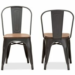 Buy ๐ Baxton Studio Tolix Steel Dining Side Chair In Gunmetal (Set Of 2) ๐คฉ 12 Buy ๐ Baxton Studio Tolix Steel Dining Side Chair In Gunmetal (Set Of 2) ๐คฉ -Cheap Office Chairs Store 1880261 2 L