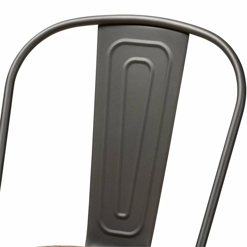 Buy ๐ Baxton Studio Tolix Steel Dining Side Chair In Gunmetal (Set Of 2) ๐คฉ 8 Buy ๐ Baxton Studio Tolix Steel Dining Side Chair In Gunmetal (Set Of 2) ๐คฉ - Image 6