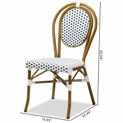 Best Pirce ❤️ Baxton Studio Gauthier Dining Side Chair In Navy And White (Set Of 2) 😉 15 Best Pirce ❤️ Baxton Studio Gauthier Dining Side Chair In Navy And White (Set Of 2) 😉 -Cheap Office Chairs Store 1880265 6 L