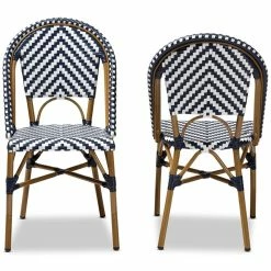 Best Pirce ๐ Baxton Studio Celie Dining Side Chair In Navy And White (Set Of 2) ๐ 11 Best Pirce ๐ Baxton Studio Celie Dining Side Chair In Navy And White (Set Of 2) ๐ -Cheap Office Chairs Store 1880273 2 L