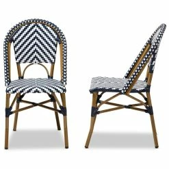 Best Pirce ๐ Baxton Studio Celie Dining Side Chair In Navy And White (Set Of 2) ๐ 12 Best Pirce ๐ Baxton Studio Celie Dining Side Chair In Navy And White (Set Of 2) ๐ -Cheap Office Chairs Store 1880273 3 L