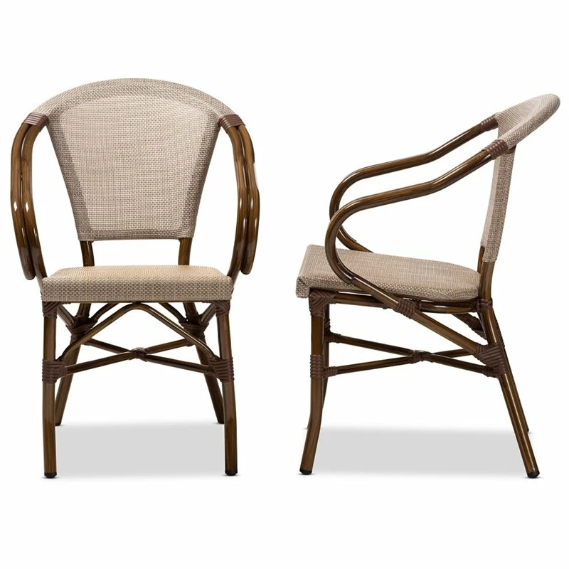 Cheap ๐ฅ Baxton Studio Artus Dining Arm Chair In Beige (Set Of 2) ๐งจ 6 Cheap ๐ฅ Baxton Studio Artus Dining Arm Chair In Beige (Set Of 2) ๐งจ - Image 4