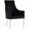 Discount 💯 Posh Living Colton Velvet Dining Chair With Acrylic Legs - Black (Set Of 2) 😉 1 Discount 💯 Posh Living Colton Velvet Dining Chair With Acrylic Legs - Black (Set Of 2) 😉 -Cheap Office Chairs Store 1898399 L