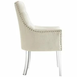 Best Pirce 👍 Posh Living Posh Colton Linen Fabric Dining Chair With Acrylic Legs - Cream/White (Set Of 2) ⭐ 14 Best Pirce 👍 Posh Living Posh Colton Linen Fabric Dining Chair With Acrylic Legs - Cream/White (Set Of 2) ⭐ -Cheap Office Chairs Store 1898401 3 L