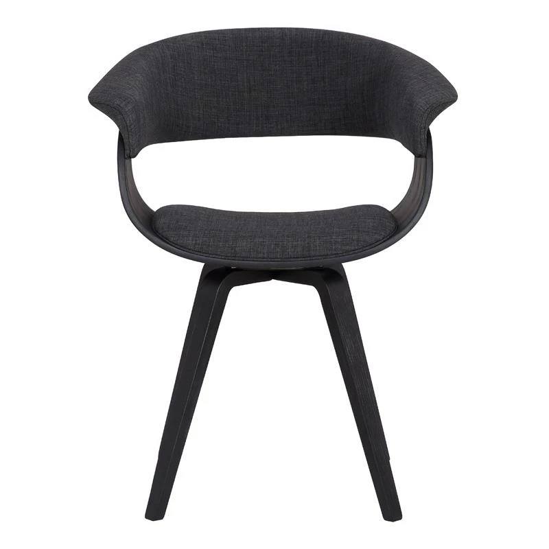 Hot Sale ๐ฏ Armen Living ๐ Summer 19"H Fabric Dining Chair In Black Brush And Charcoal ๐ 3 Hot Sale ๐ฏ Armen Living ๐ Summer 19"H Fabric Dining Chair In Black Brush And Charcoal ๐