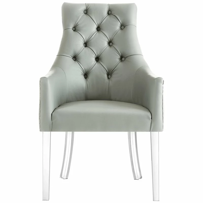 Cheapest ❤️ Brika Home Faux Leather Dining Chair In Gray (Set Of 2) 🤩 5 Cheapest ❤️ Brika Home Faux Leather Dining Chair In Gray (Set Of 2) 🤩 - Image 3