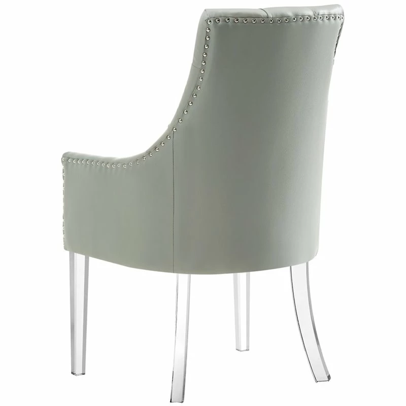 Cheapest ❤️ Brika Home Faux Leather Dining Chair In Gray (Set Of 2) 🤩 7 Cheapest ❤️ Brika Home Faux Leather Dining Chair In Gray (Set Of 2) 🤩 - Image 5