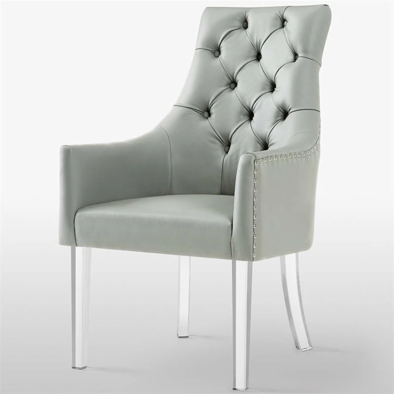 Cheapest ❤️ Brika Home Faux Leather Dining Chair In Gray (Set Of 2) 🤩 8 Cheapest ❤️ Brika Home Faux Leather Dining Chair In Gray (Set Of 2) 🤩 - Image 6