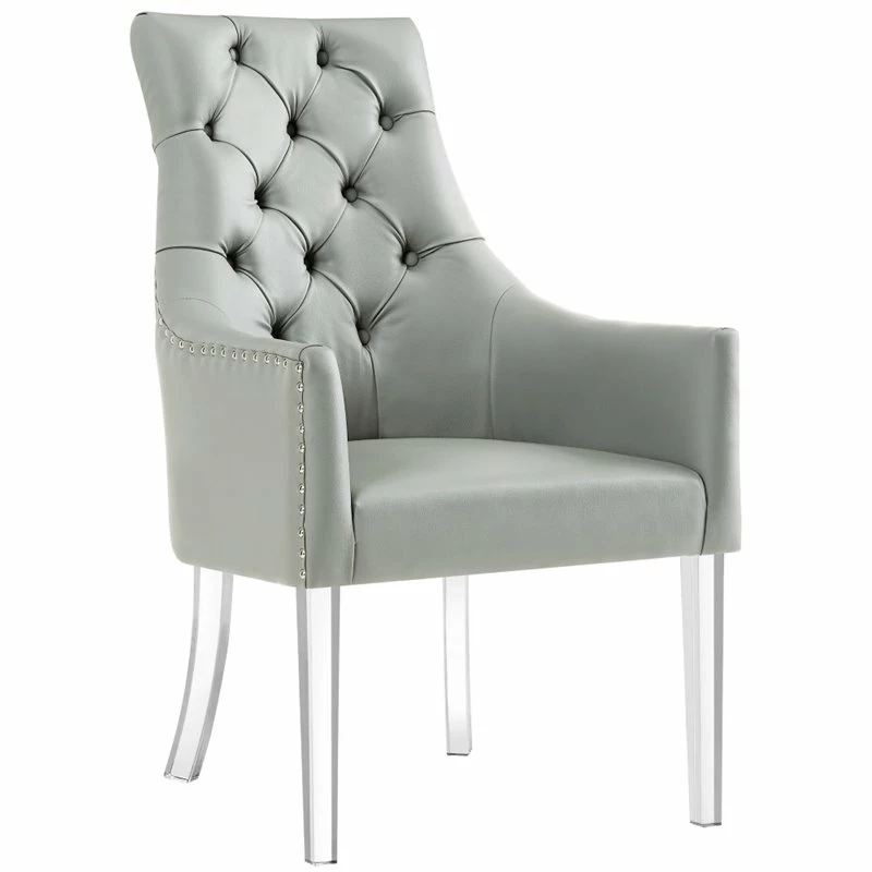 Cheapest ❤️ Brika Home Faux Leather Dining Chair In Gray (Set Of 2) 🤩 3 Cheapest ❤️ Brika Home Faux Leather Dining Chair In Gray (Set Of 2) 🤩