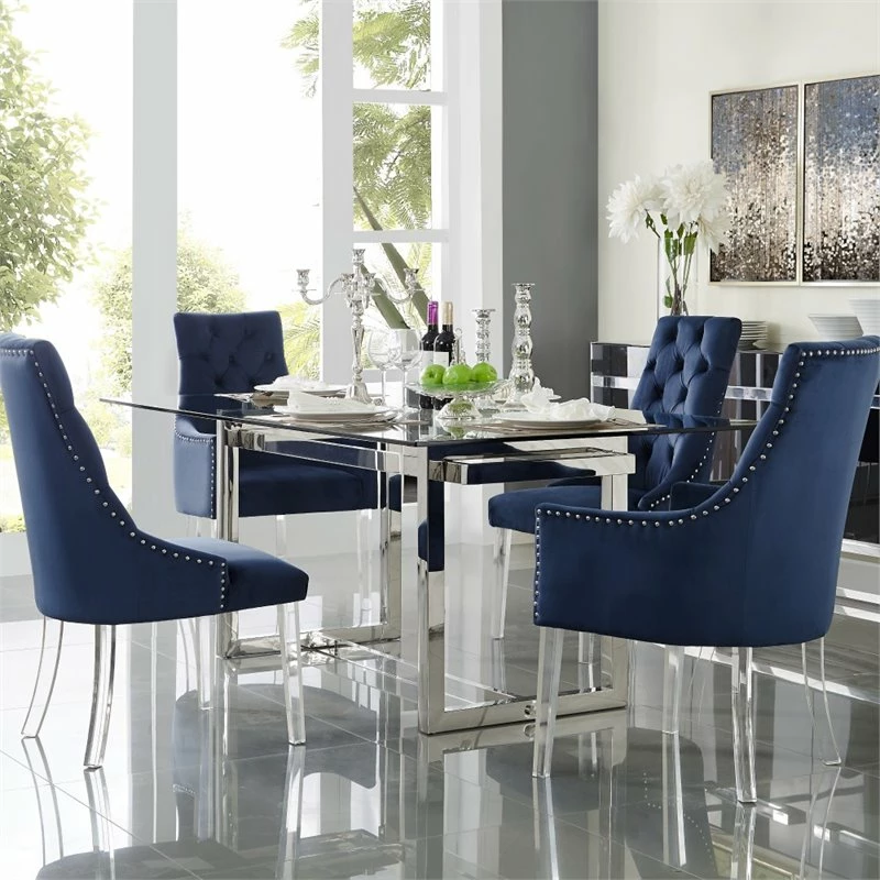 Flash Sale ๐ Brika Home Velvet Dining Chair In Navy Blue (Set Of 2) ๐คฉ 9 Flash Sale ๐ Brika Home Velvet Dining Chair In Navy Blue (Set Of 2) ๐คฉ - Image 7
